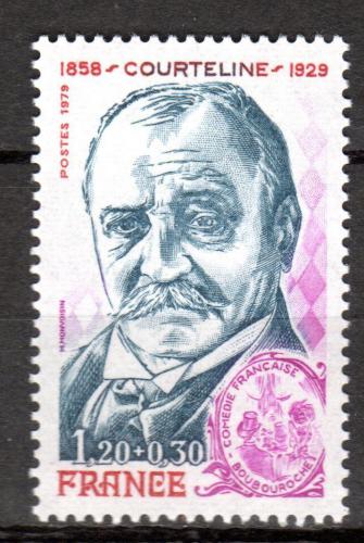 Poštovní známka Francie 1979 Georges Courteline, spisovatel Mi# 2160