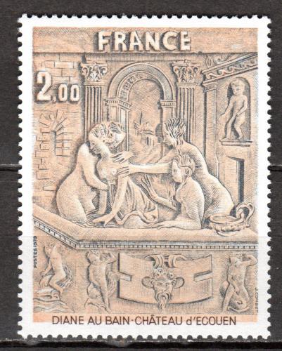 Poštovní známka Francie 1979 Reliéf ze zámku Ecouen Mi# 2167