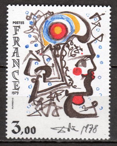 Poštovní známka Francie 1979 Umìní, Salvador Dali Mi# 2180