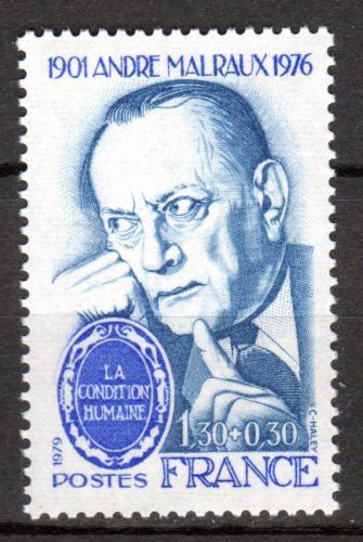 Poštovní známka Francie 1979 André Malraux, politik Mi# 2181
