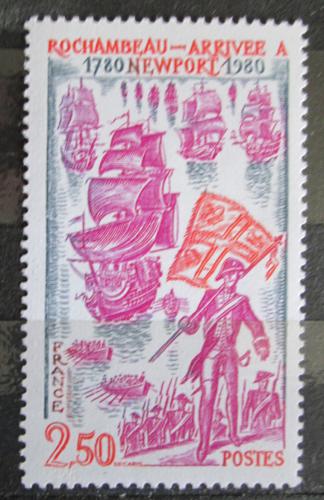 Poštovní známka Francie 1980 Jean-Baptiste Donatien de Vimeur Mi# 2214