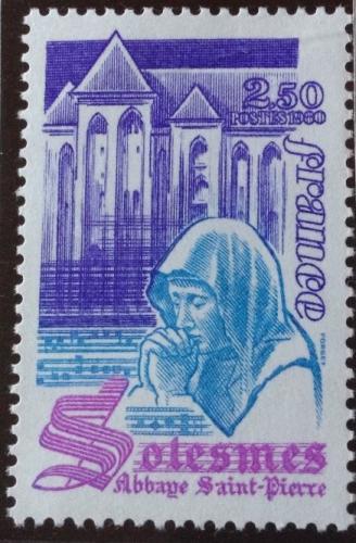 Poštovní známka Francie 1980 Klášter Saint-Pierre v Solesmes Mi# 2221 
