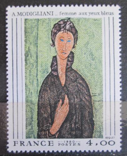 Poštovní známka Francie 1980 Umìní, Amedeo Modigliani Mi# 2227