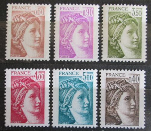 Poštovní známky Francie 1981 Sabinka Mi# 2235-40 Kat 6.50€