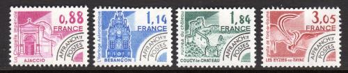 Poštovní známky Francie 1981 Historické stavby Mi# 2241-44