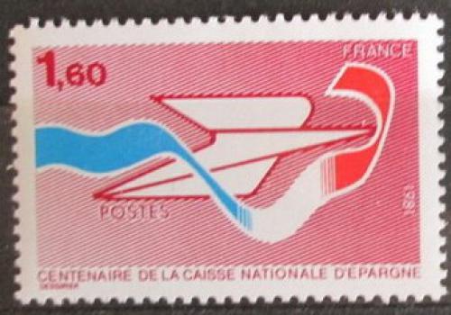 Poštovní známka Francie 1981 Poštovní spoøitelna, 100. výroèí Mi# 2283