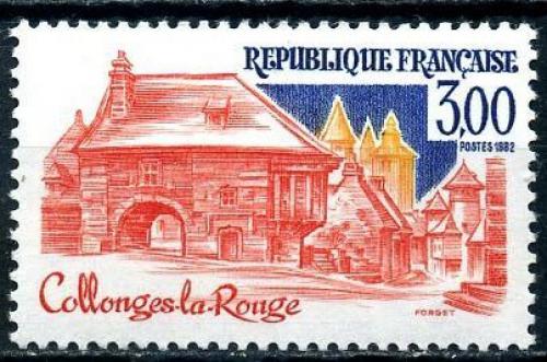 Potovn znmka Francie 1982 Collonges-la-Rouge Mi# 2348 - zvtit obrzek