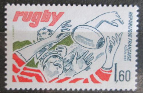 Poštovní známka Francie 1982 Rugby Mi# 2355 