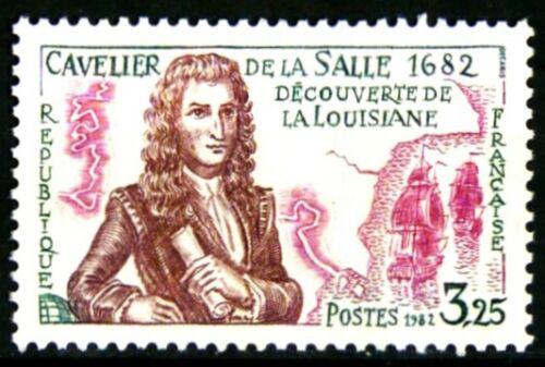 Poštovní známka Francie 1982 René Robert Cavelier de La Salle Mi# 2372