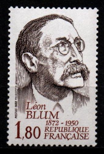 Poštovní známka Francie 1982 Léon Blum, politik Mi# 2373
