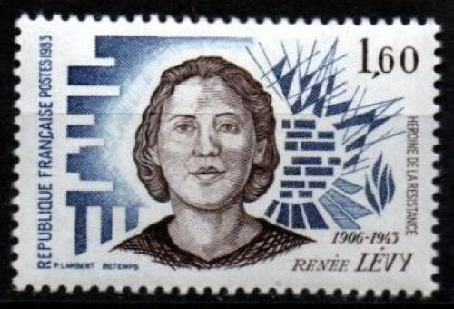 Poštovní známka Francie 1983 Renée Lévy Mi# 2418