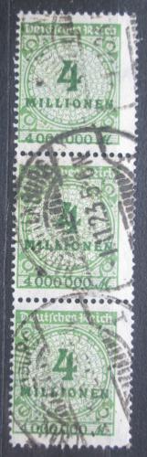 Poštovní známky Nìmecko 1923 Nominální hodnota pøetisk Mi# 316