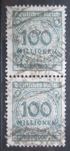 Poštovní známky Nìmecko 1923 Nominální hodnota pár Mi# 322