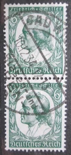 Poštovní známky Nìmecko 1934 Friedrich Schiller, básník pár Mi# 554