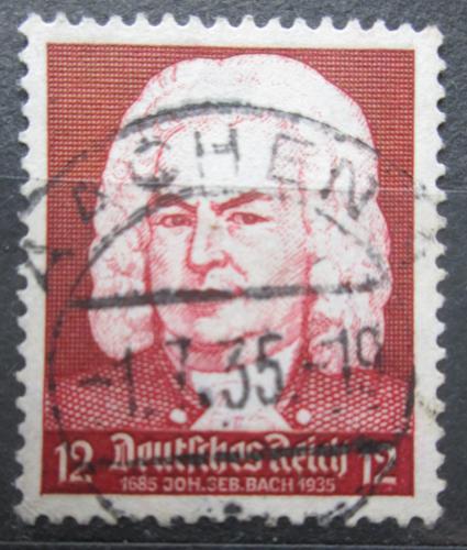 Poštovní známka Nìmecko 1935 Johann Sebastian Bach, skladatel Mi# 574