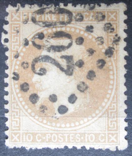 Poštovní známka Francie 1867 Císaø Napoleon III. Mi# 27 Kat 5€