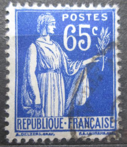 Poštovní známka Francie 1937 Alegorie míru Mi# 368