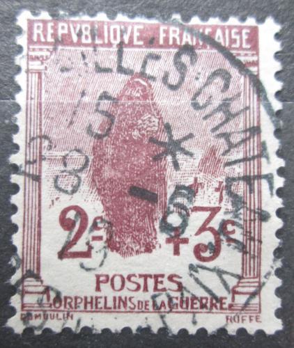 Poštovní známka Francie 1917 Vdova u hrobu Mi# 128 Kat 5€