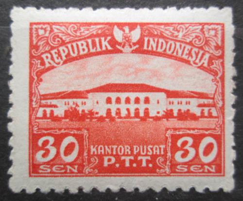 Potovn znmka Indonsie 1953 Hlavn pota v Bandungu Mi# 100 - zvtit obrzek