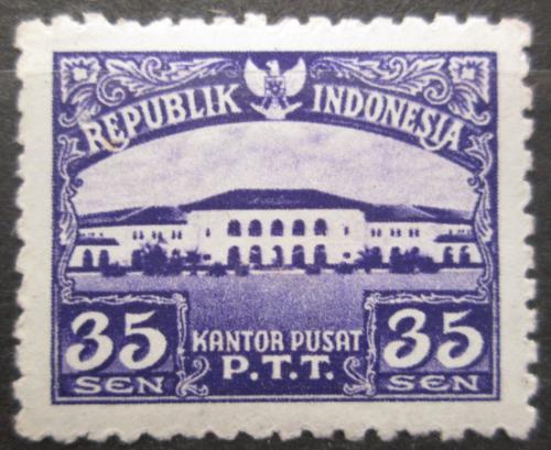 Potovn znmka Indonsie 1953 Hlavn pota v Bandungu Mi# 101