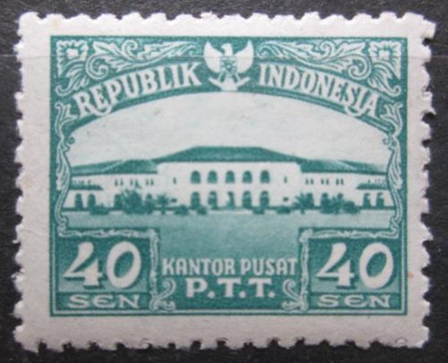 Potovn znmka Indonsie 1953 Hlavn pota v Bandungu Mi# 102