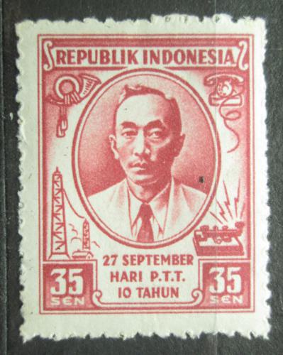 Potovn znmka Indonsie 1956 editel poty Suparto Mi# 148