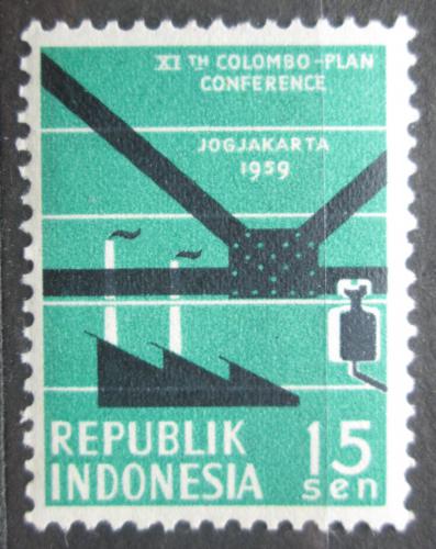 Potovn znmka Indonsie 1959 Tk prmysl Mi# 253