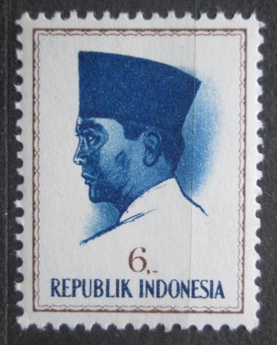 Poštovní známka Indonésie 1964 Prezident Sukarno Mi# 425