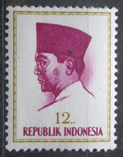 Poštovní známka Indonésie 1964 Prezident Sukarno Mi# 426