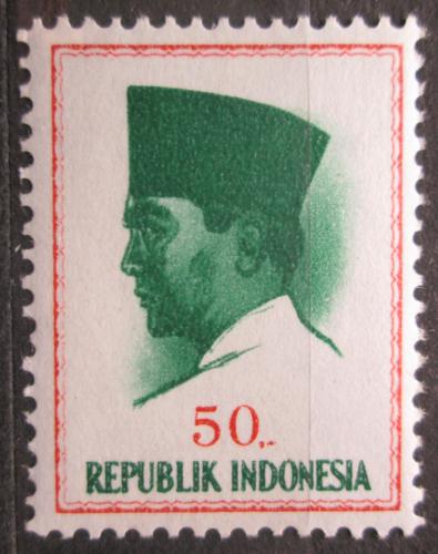 Poštovní známka Indonésie 1964 Prezident Sukarno Mi# 430
