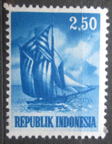 Poštovní známka Indonésie 1964 Obchodní loï Mi# 451