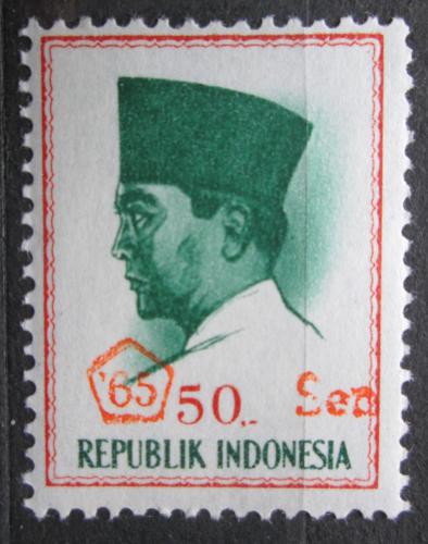 Poštovní známka Indonésie 1966 Prezident Sukarno Mi# 510