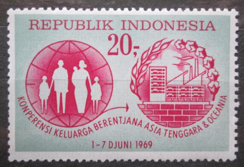 Poštovní známka Indonésie 1969 Rodina Mi# 640