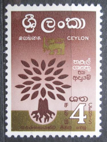Poštovní známka Cejlon 1960 Svìtový rok uprchlíkù Mi# 314