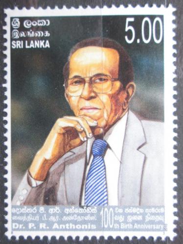 Poštovní známka Srí Lanka 2011 P. R. Anthonis, chirurg Mi# 1822