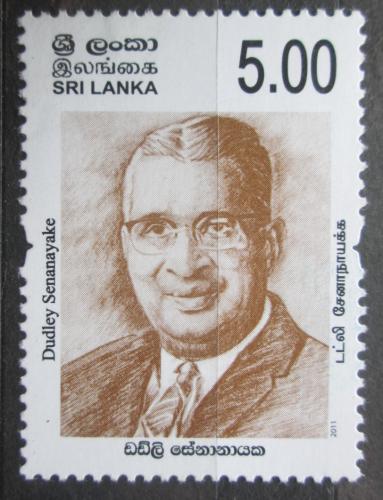 Poštovní známka Srí Lanka 2011 Dudley Senanayake, premiér Mi# 1865