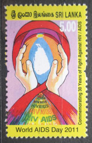 Poštovní známka Srí Lanka 2011 Den boje s AIDS Mi# 1874