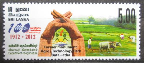 Poštovní známka Srí Lanka 2012 Zemìdìlský úøad, 100. výroèí Mi# 1903