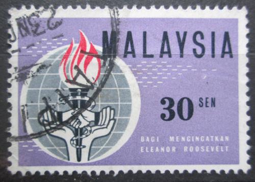 Potovn znmka Malajsie 1964 Na poet Eleanor Roosevelt Mi# 9 - zvtit obrzek