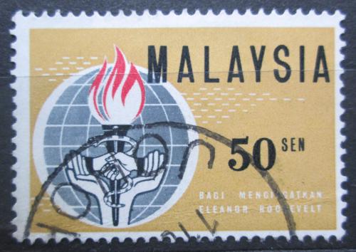 Potovn znmka Malajsie 1964 Na poet Eleanor Roosevelt Mi# 10