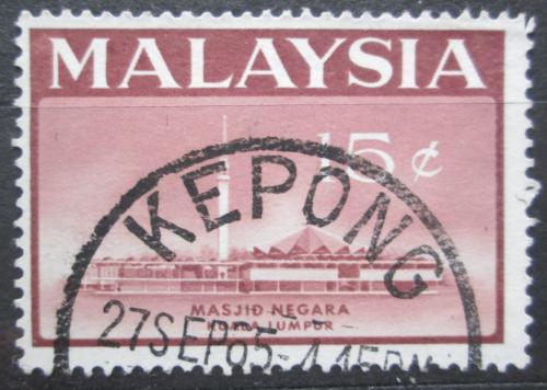 Potovn znmka Malajsie 1965 Meita Masjid Negara Mi# 15 