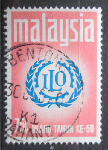 Poštovní známka Malajsie 1970 ILO, 50. výroèí Mi# 72