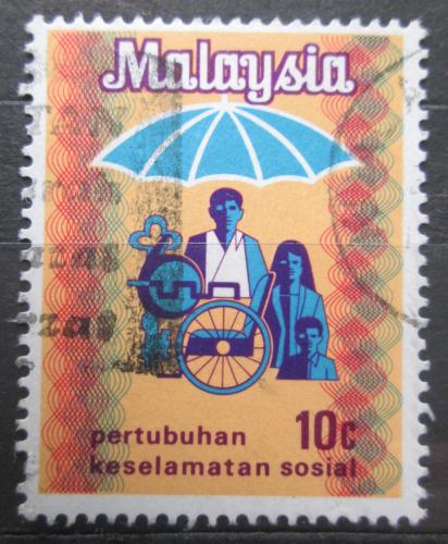 Potovn znmka Malajsie 1973 Sociln zabezpeen Mi# 99