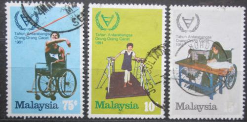 Poštovní známky Malajsie 1981 Mezinárodní rok postižených Mi# 219-21