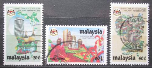 Poštovní známky Malajsie 1984 Teritorium Kuala Lumpur Mi# 275-77 Kat 6.50€