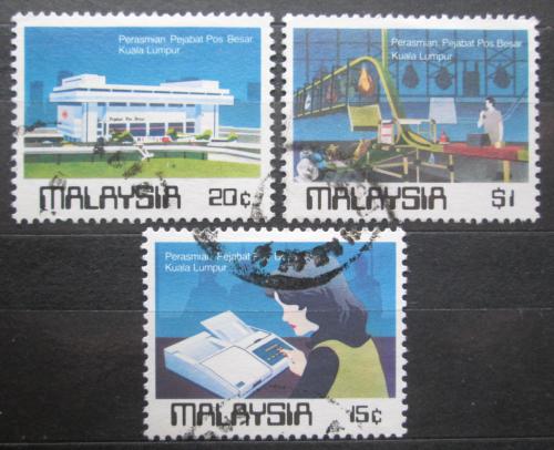 Poštovní známky Malajsie 1984 Nová pošta v Kuala Lumpur Mi# 286-88