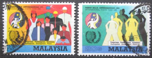 Poštovní známky Malajsie 1985 Mezinárodní rok mládeže Mi# 302-03 Kat 5.50€