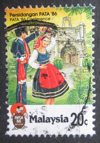 Poštovní známka Malajsie 1986 Taneèní pár Mi# 323
