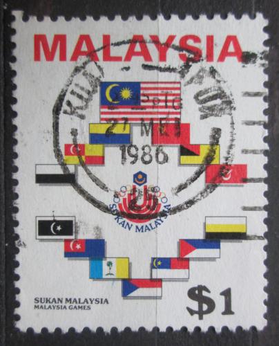 Poštovní známka Malajsie 1986 Malajské hry Mi# 329 Kat 10€
