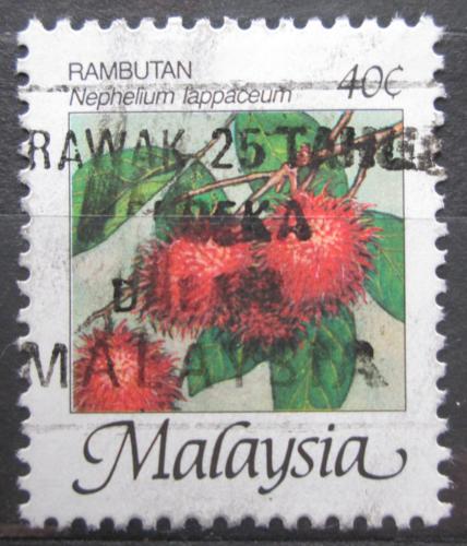 Poštovní známka Malajsie 1986 Rambutan Mi# 330 I XA